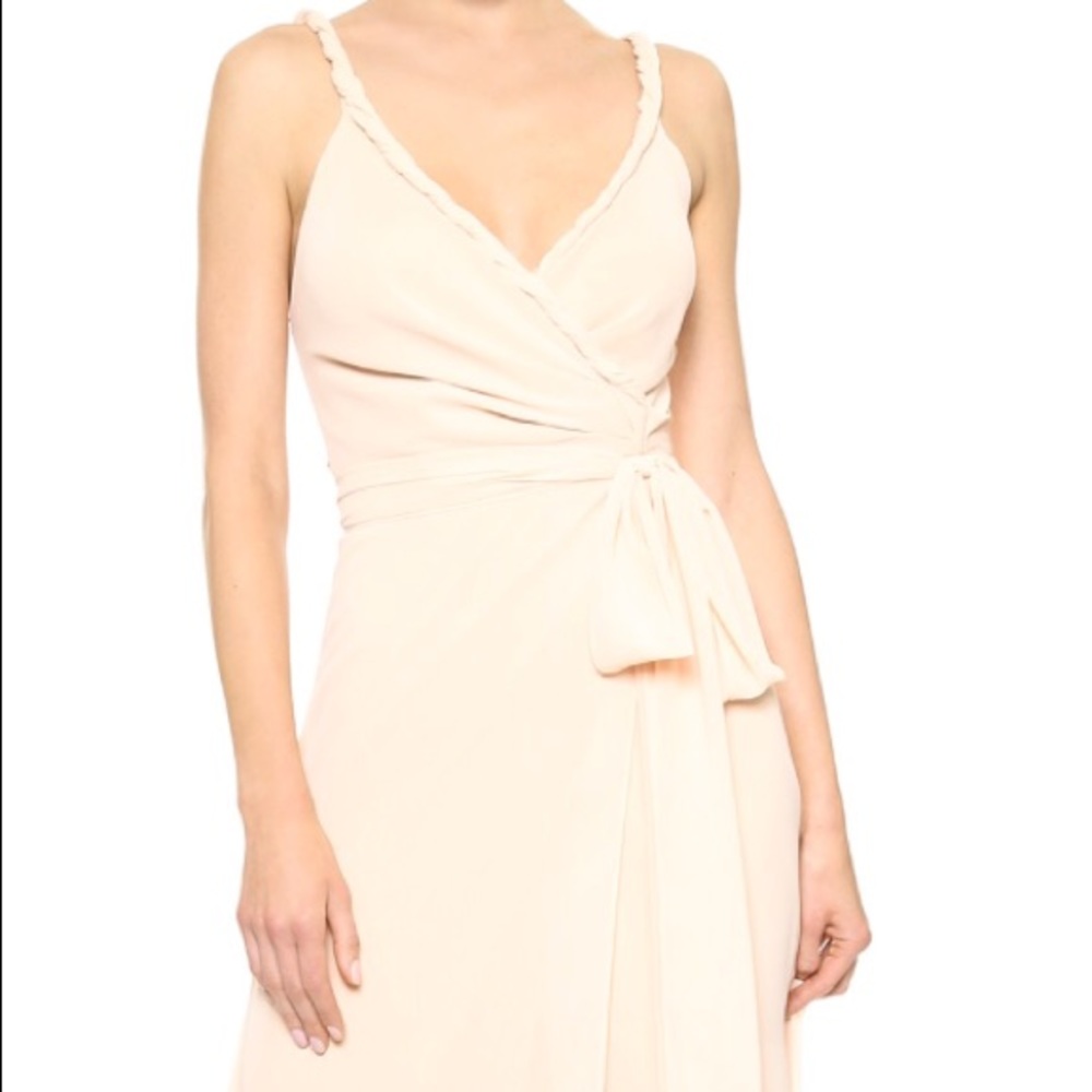 Joanna August Parker Twist Strap Wrap Dress